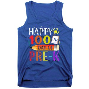 100 Days Of School Teacher Student 100th Day Pregiftk Gift Tank Top