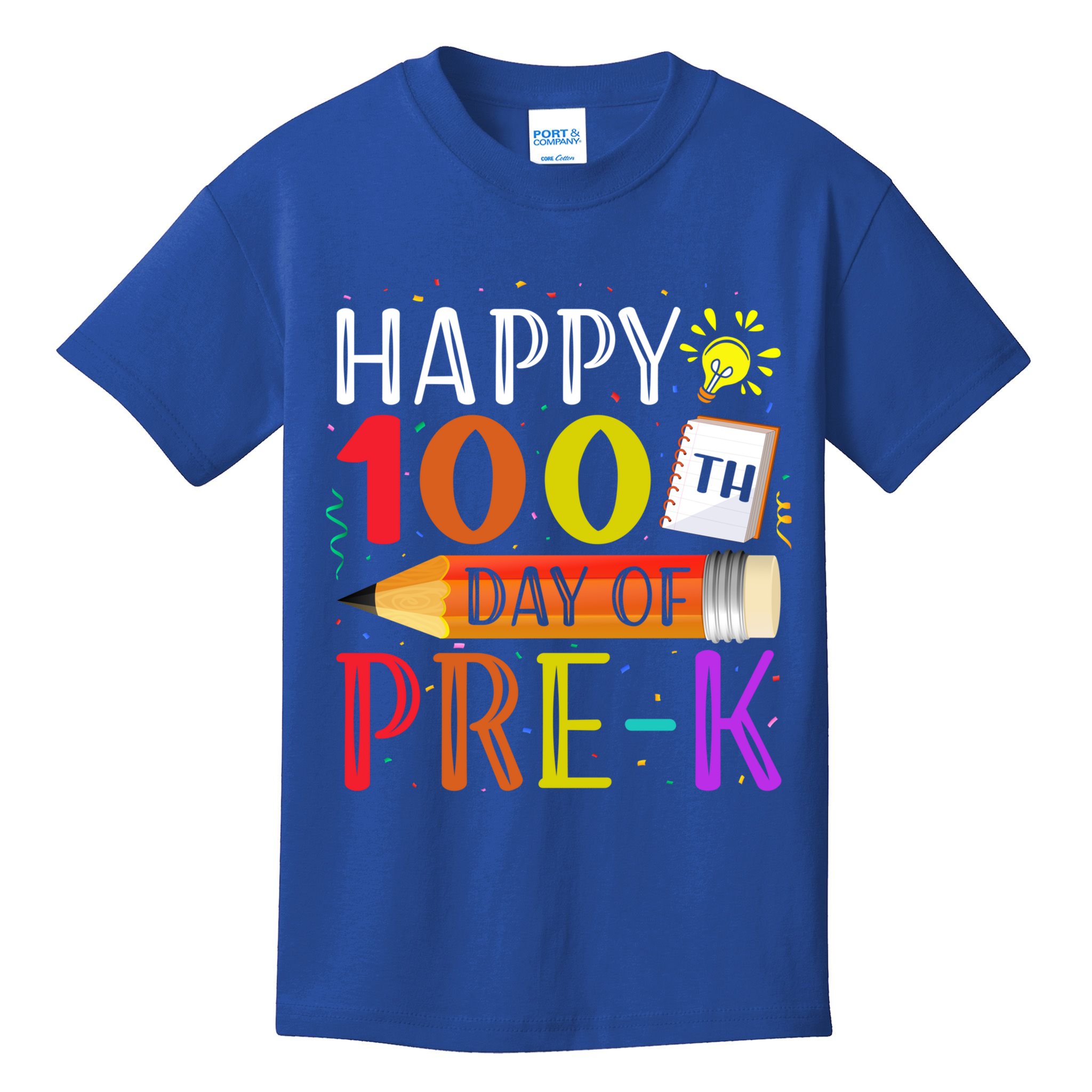 100 Days Of School Teacher Student 100th Day Pregiftk Gift Kids T-Shirt