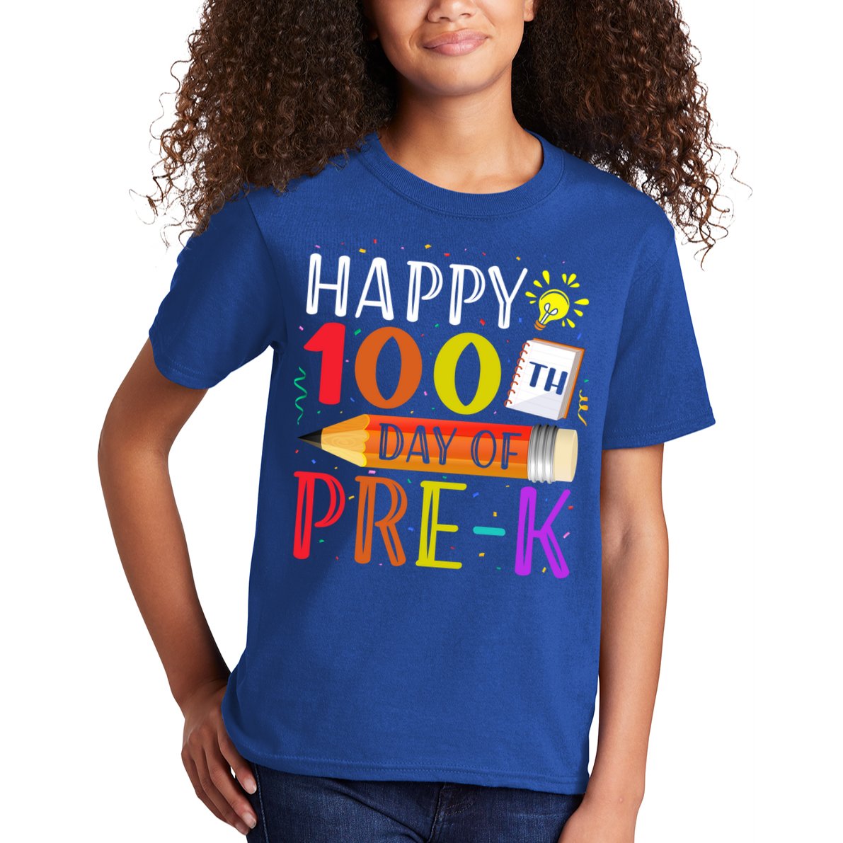 100 Days Of School Teacher Student 100th Day Pregiftk Gift Kids T-Shirt