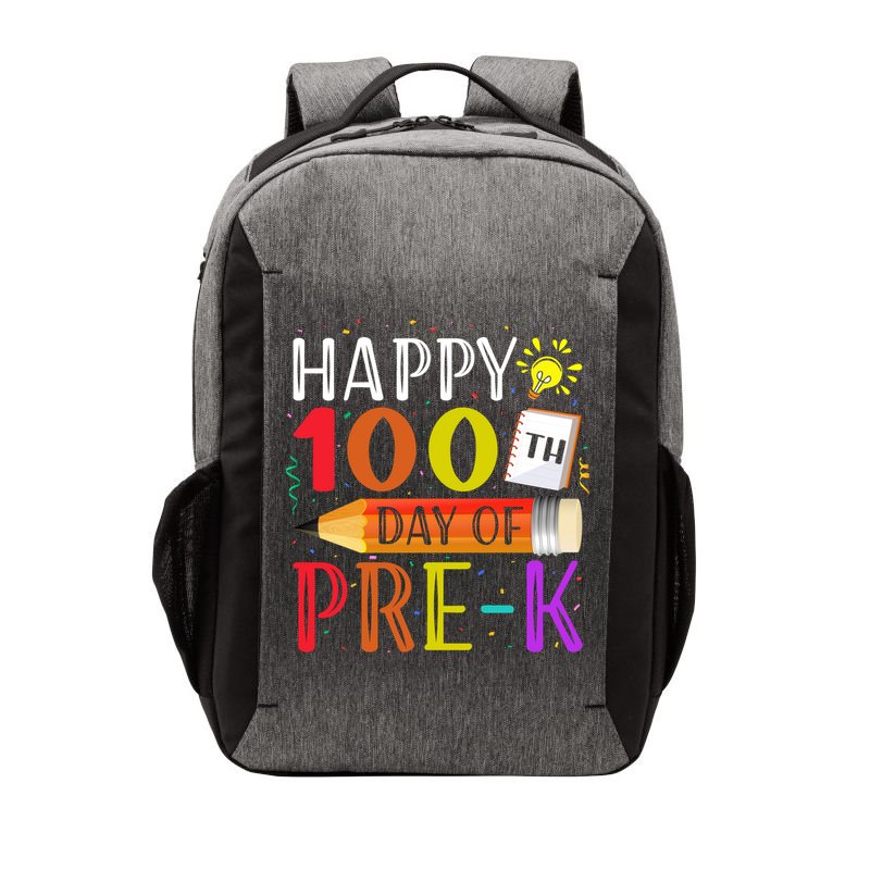 100 Days Of School Teacher Student 100th Day Pregiftk Gift Vector Backpack