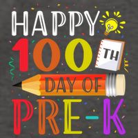 100 Days Of School Teacher Student 100th Day Pregiftk Gift Vector Backpack
