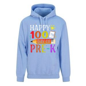 100 Days Of School Teacher Student 100th Day Pregiftk Gift Unisex Surf Hoodie