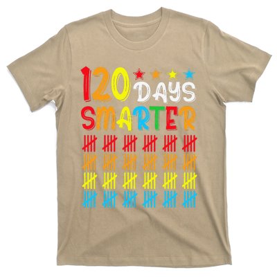 120th Day Of School Teacher Child Happy 120 Days Smarter T-Shirt