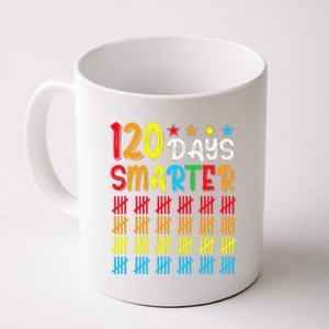 120th Day Of School Teacher Child Happy 120 Days Smarter Coffee Mug