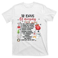 12 Days Of Nursing Funny Nurse Christmas T-Shirt