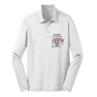 12 Days Of Nursing Funny Nurse Christmas Silk Touch Performance Long Sleeve Polo