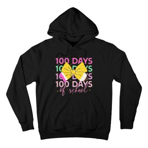 100 Days Of School Costume 100 Days Of School Girl Gift Hoodie