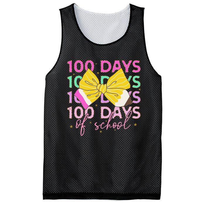 100 Days Of School Costume 100 Days Of School Girl Gift Mesh Reversible Basketball Jersey Tank