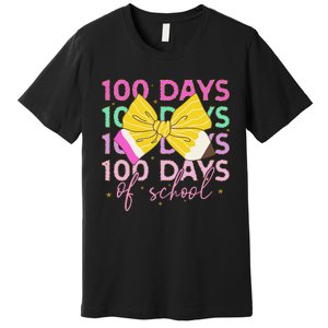 100 Days Of School Costume 100 Days Of School Girl Gift Premium T-Shirt