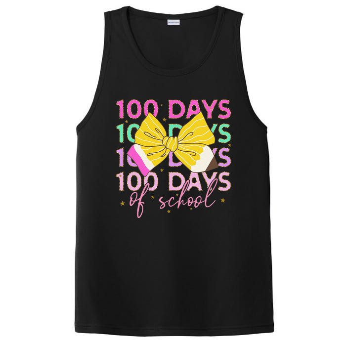 100 Days Of School Costume 100 Days Of School Girl Gift PosiCharge Competitor Tank