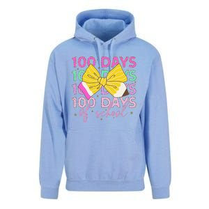 100 Days Of School Costume 100 Days Of School Girl Gift Unisex Surf Hoodie