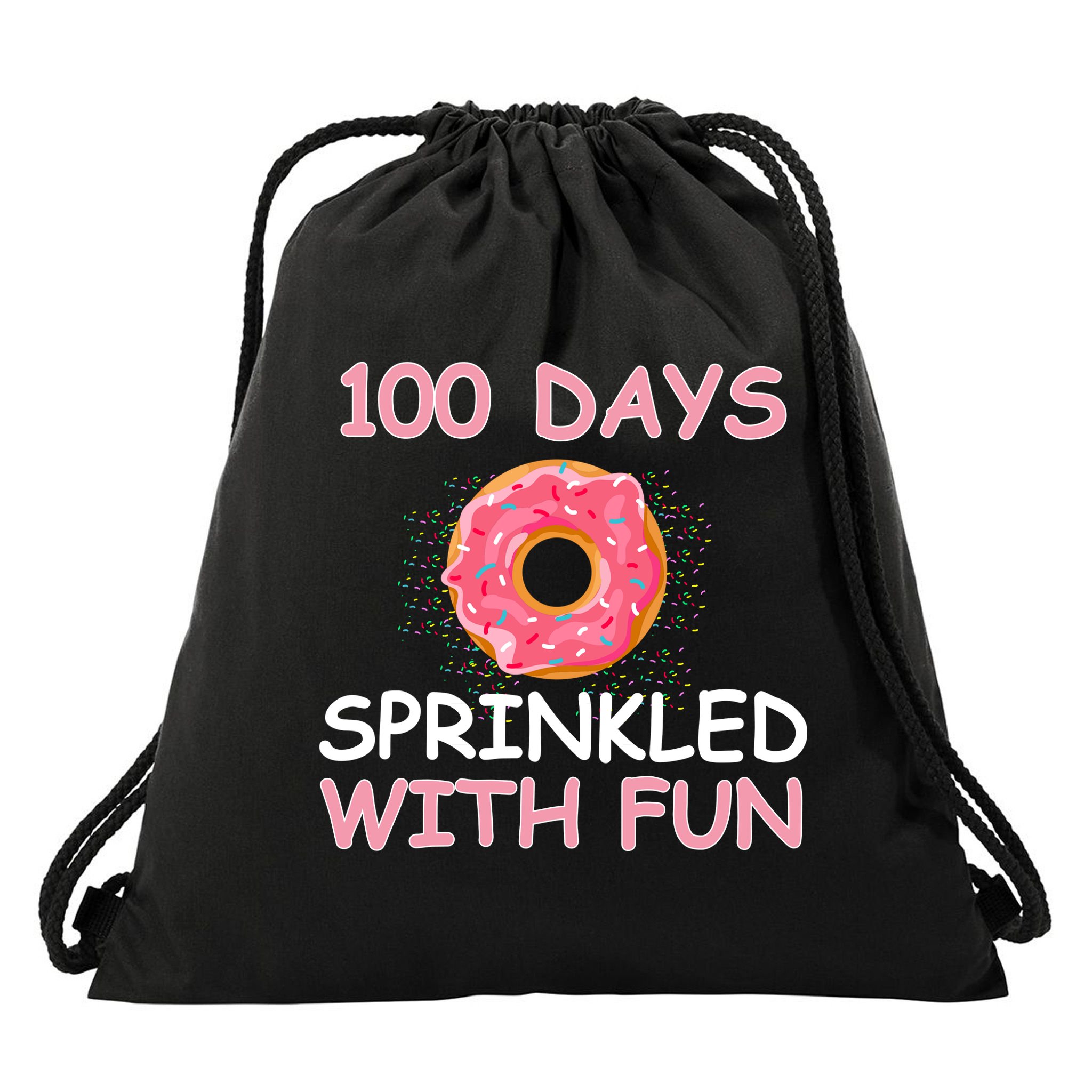 100th Day Of School Drawstring Bag