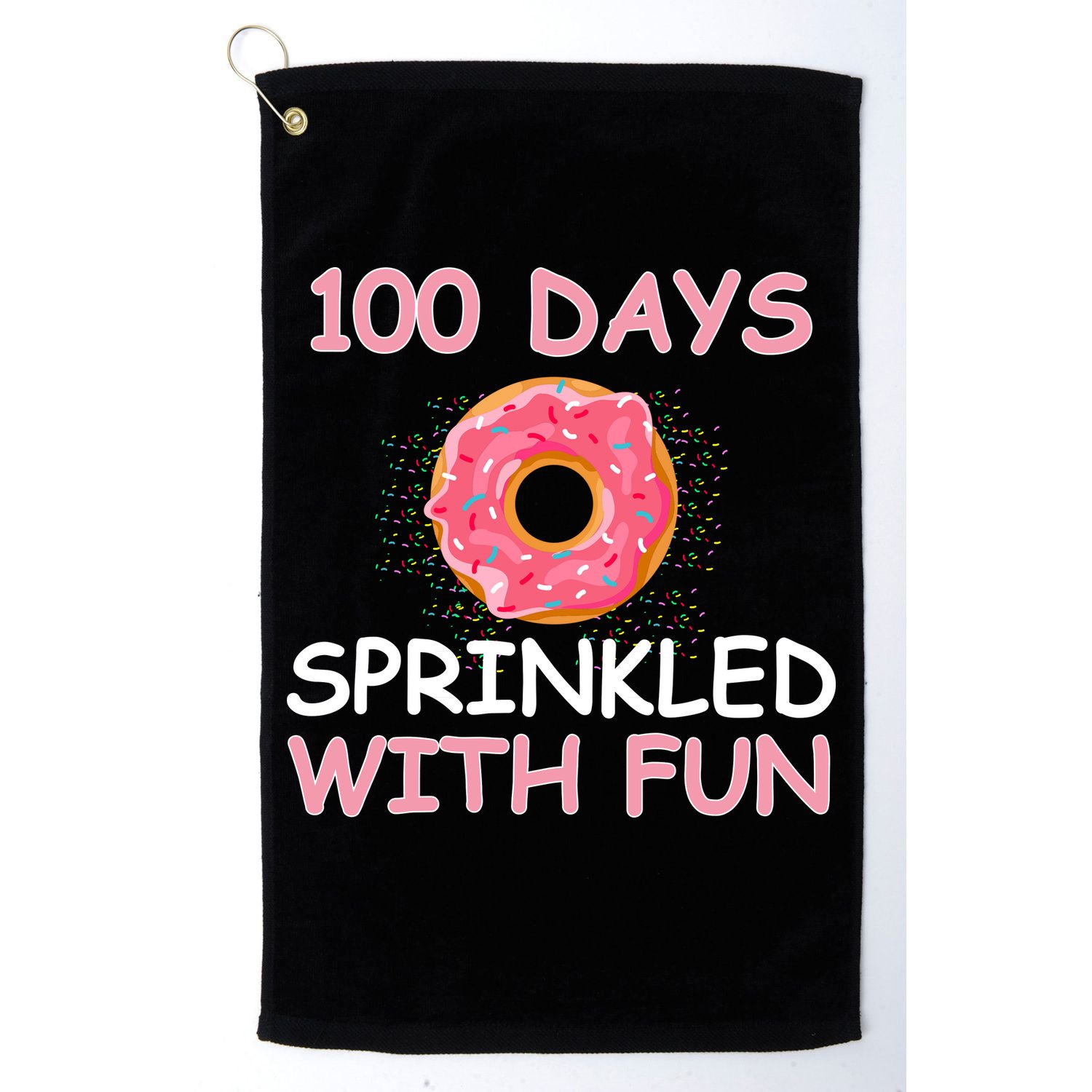 100th Day Of School Golf Towel