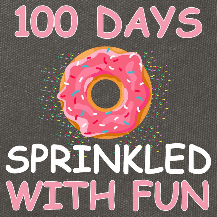 100th Day Of School Cotton Canvas Backpack