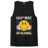 100th Day Of School Vibes Smiley Face Fun Design PosiCharge Competitor Tank