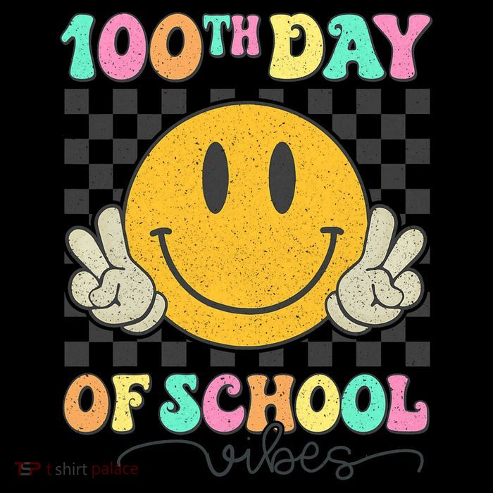 100th Day Of School Vibes Smiley Face Fun Design Toddler Sweatshirt