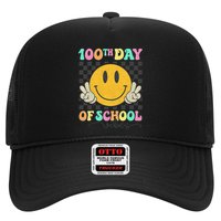 100th Day Of School Vibes Smiley Face Fun Design Trucker Hat