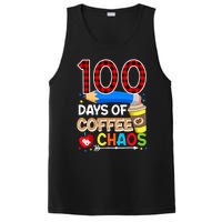 100 Days Of Coffee & Chaos - 100th Day Of School Teacher PosiCharge Competitor Tank