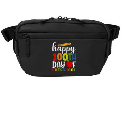 100 Days Of Preschool Happy 100Th Day Of School Preschool Gift Crossbody Pack