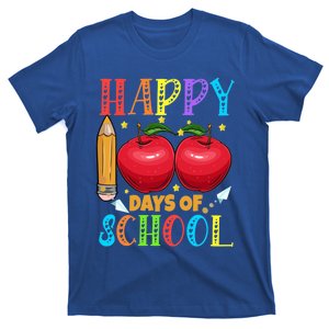 100 Days Of School Teachers Costume 100 Days Students Funny Gift T-Shirt