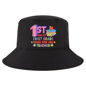 1st Day Of First Grade Pray For My Teacher Cool Comfort Performance Bucket Hat