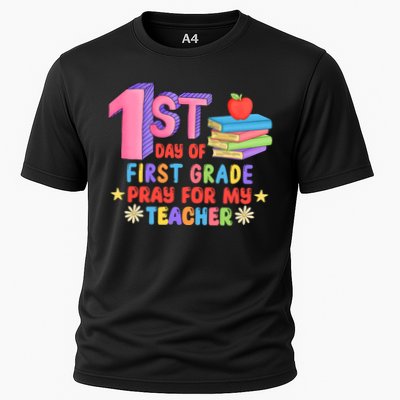 1st Day Of First Grade Pray For My Teacher Performance Shirt