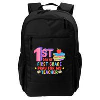 1st Day Of First Grade Pray For My Teacher Backpack