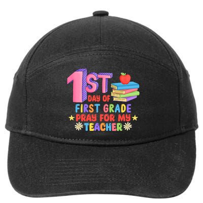 1st Day Of First Grade Pray For My Teacher 7-Panel Snapback Hat
