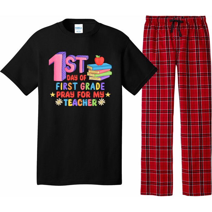 1st Day Of First Grade Pray For My Teacher Pajama Set