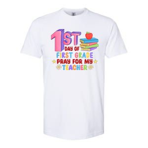 1st Day Of First Grade Pray For My Teacher Softstyle CVC T-Shirt