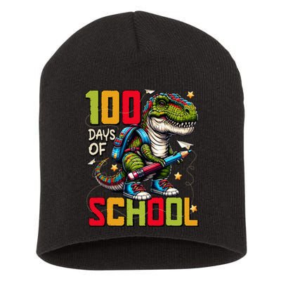 100 Days Of School Trex 100 Days Smarter 100th Day Of School Short Acrylic Beanie