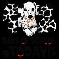 102 Days Of School Today Dalmatian Dog Funny 100th Day 16 in Basic Backpack