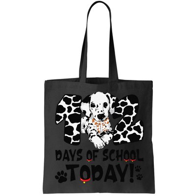 102 Days Of School Today Dalmatian Dog Funny 100th Day Bag