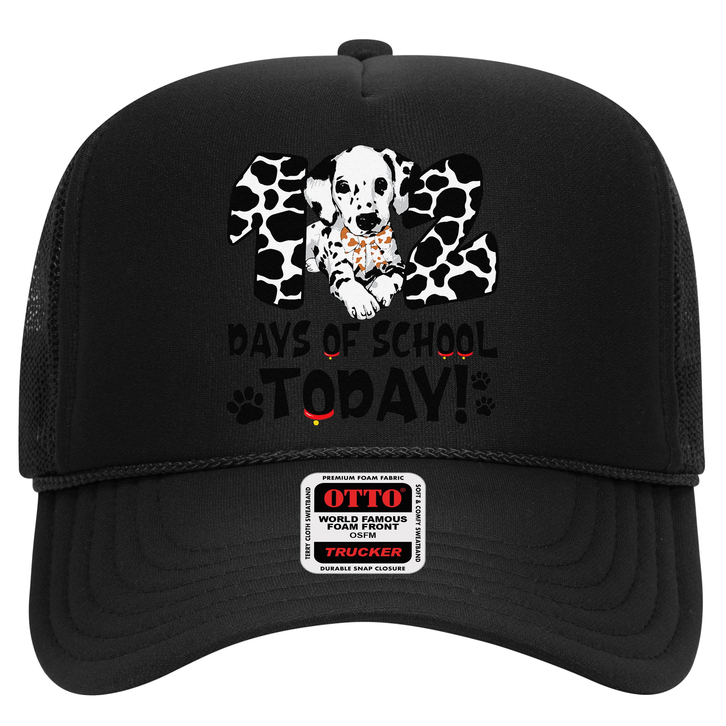 102 Days Of School Today Dalmatian Dog Funny 100th Day Hat