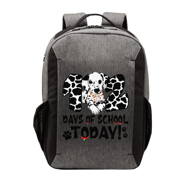 102 Days Of School Today Dalmatian Dog Funny 100th Day Vector Backpack