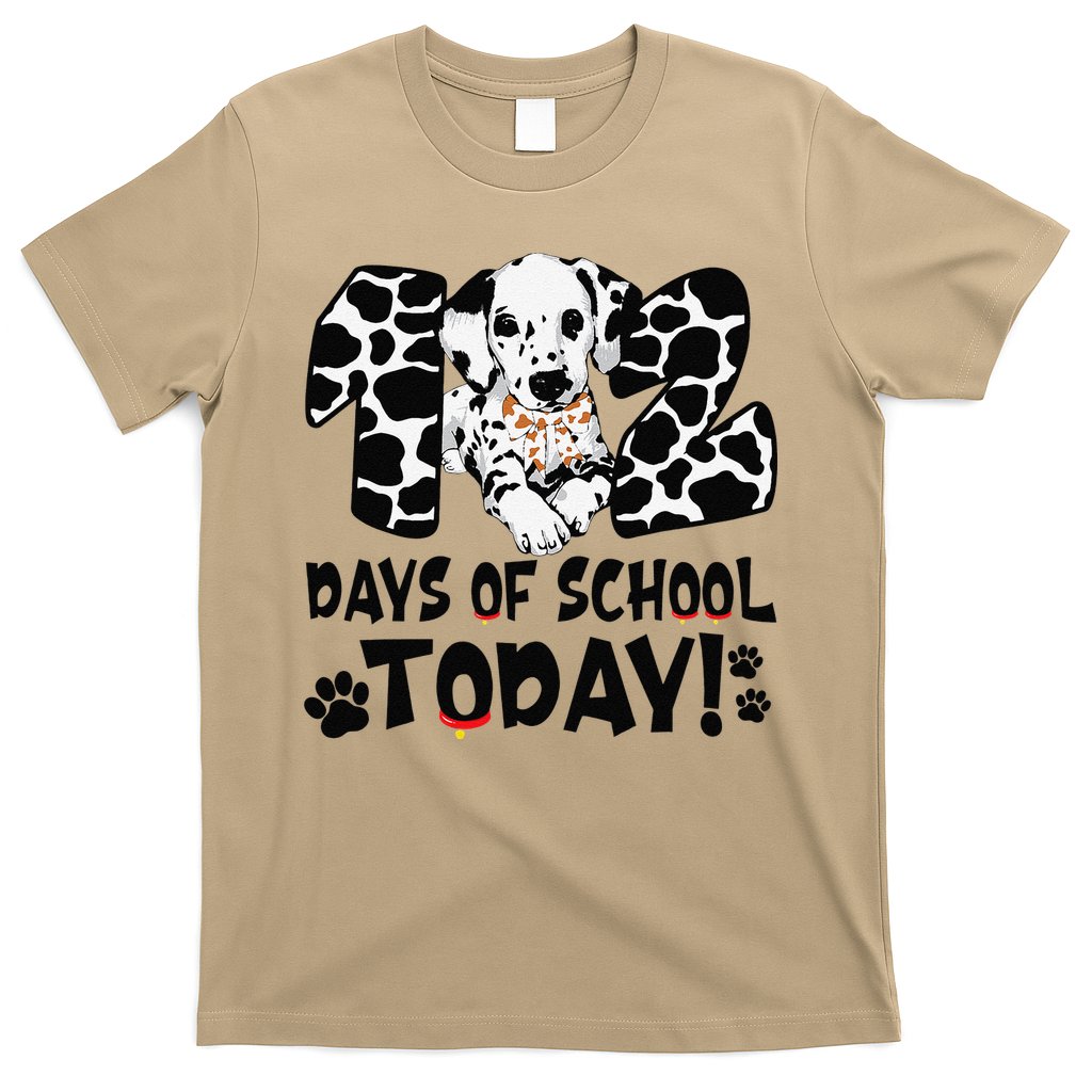 102 Days Of School Today Dalmatian Dog Funny 100th Day T-Shirt