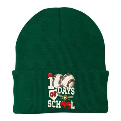 100 Days Of School Baseball 100th Day Of School Teacher Knit Cap Winter Beanie