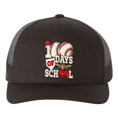 100 Days Of School Baseball 100th Day Of School Teacher Yupoong Adult 5-Panel Trucker Hat