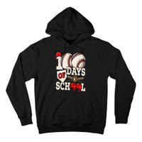 100 Days Of School Baseball 100th Day Of School Teacher Tall Hoodie