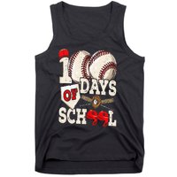 100 Days Of School Baseball 100th Day Of School Teacher Tank Top