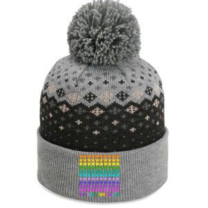 100 Days Of School Brighter Rainbow Star The Baniff Cuffed Pom Beanie