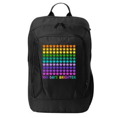 100 Days Of School Brighter Rainbow Star City Backpack