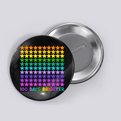 100 Days Of School Brighter Rainbow Star Button