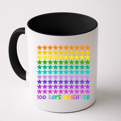 100 Days Of School Brighter Rainbow Star Mug