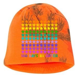 100 Days Of School Brighter Rainbow Star Kati - Camo Knit Beanie