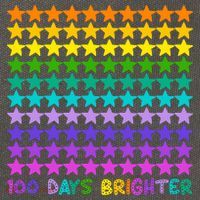 100 Days Of School Brighter Rainbow Star Cotton Canvas Backpack