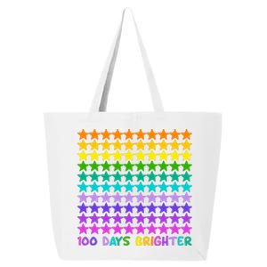 100 Days Of School Brighter Rainbow Star 25L Jumbo Tote