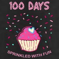 100 Days Of School Sprinkled With Fun Cupcake Cool Comfort Performance Bucket Hat