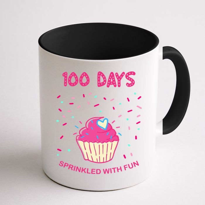 100 Days Of School Sprinkled With Fun Cupcake Mug