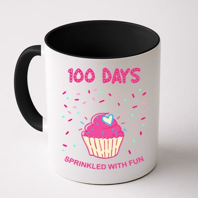 100 Days Of School Sprinkled With Fun Cupcake Mug